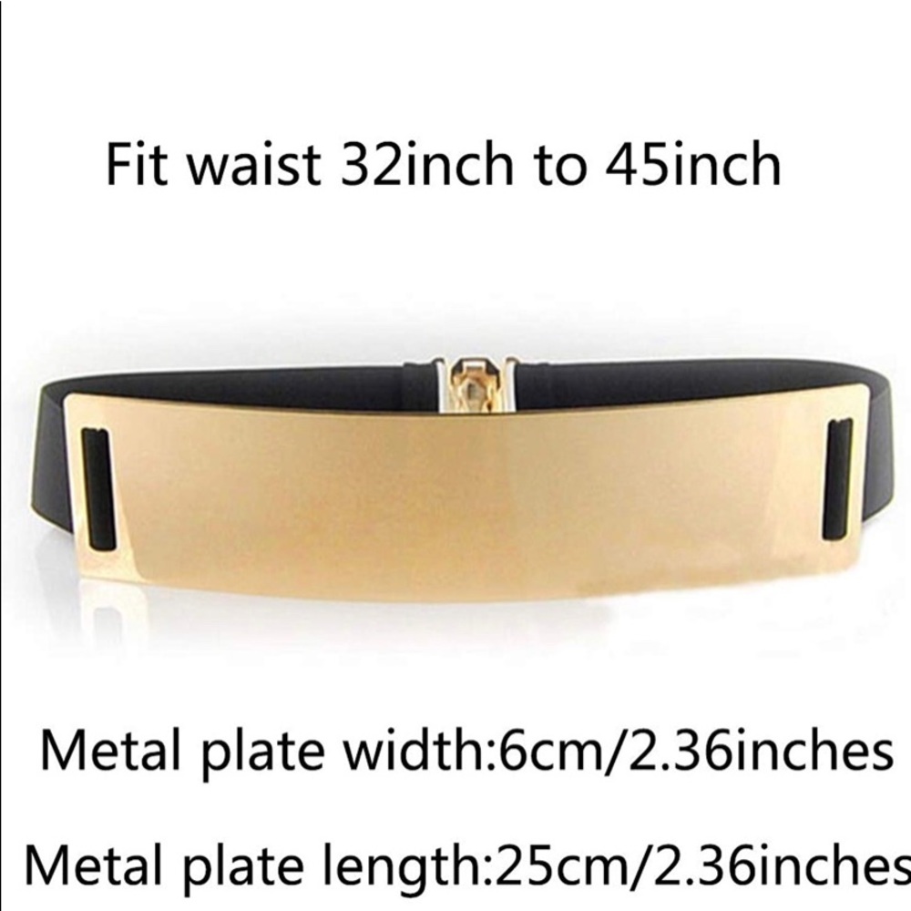 Gold Belts With elastic strap